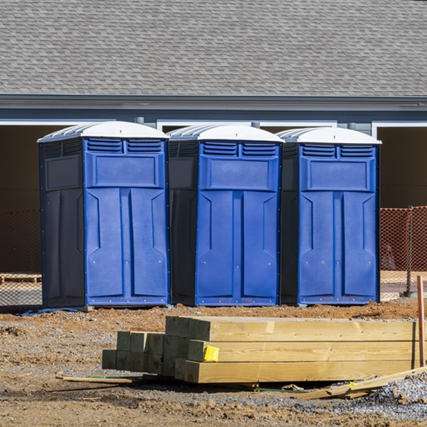 is there a specific order in which to place multiple porta potties in Elizabethtown OH